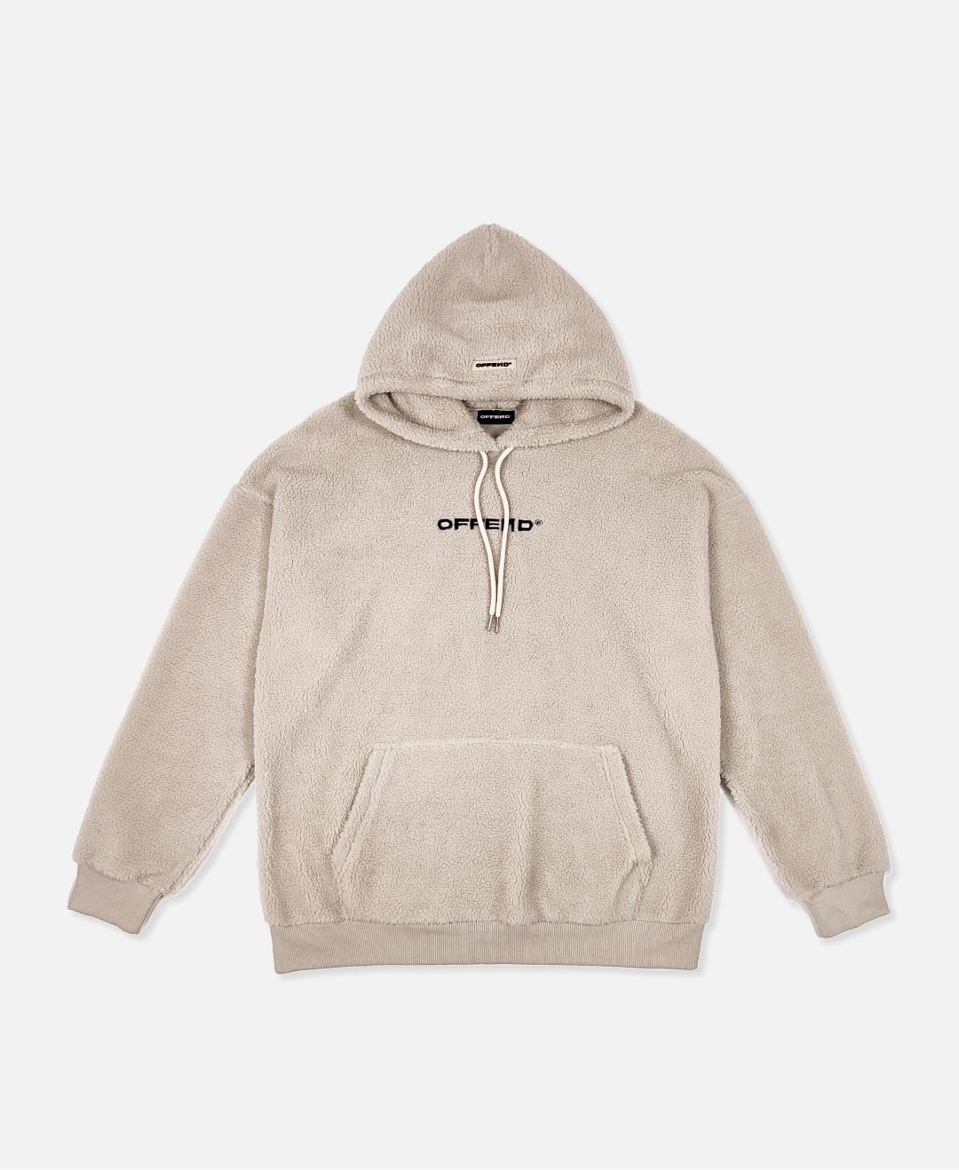 Offend Core Sherpa Hoodie - Beige Avant