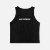 Offend Core Tank top Femme - Noir Avant